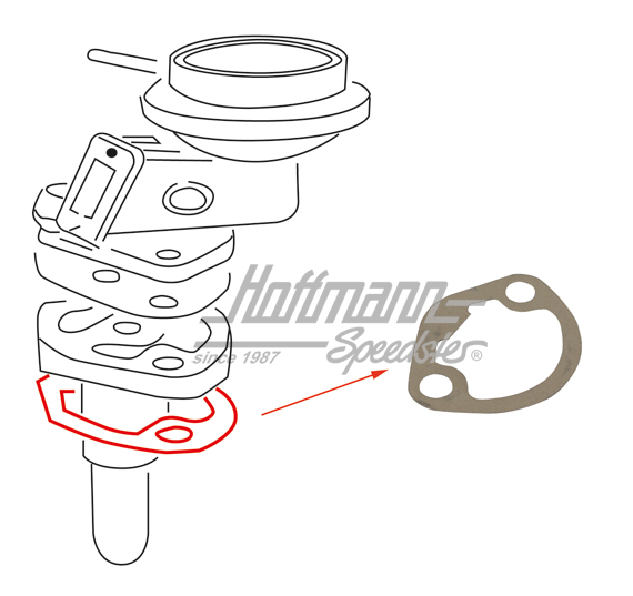 Benzinpumpendichtung, unten | 113 127 313 | 020-0818