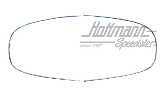Zierrahmen Alu, Heckscheibe, Cabrio, 8.62-5.74