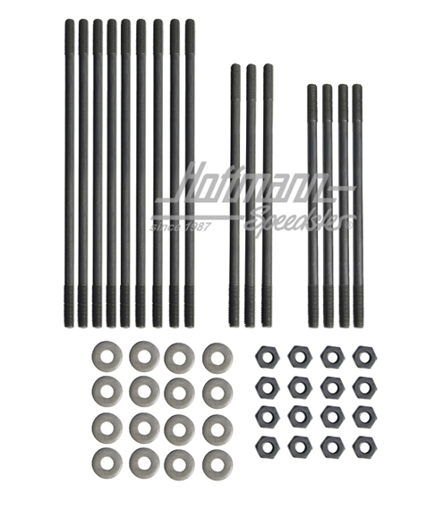 Stehbolzensatz, 8mm, Doppelkanalkopf