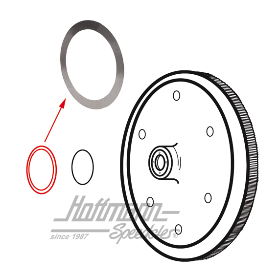 Unterlegscheibe, Schwungrad, 0.30, -3.66