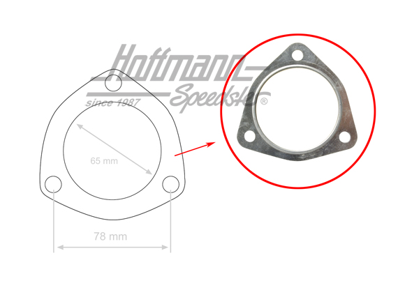 Dichtung, Auspufftopf / Vorschalldämpfer