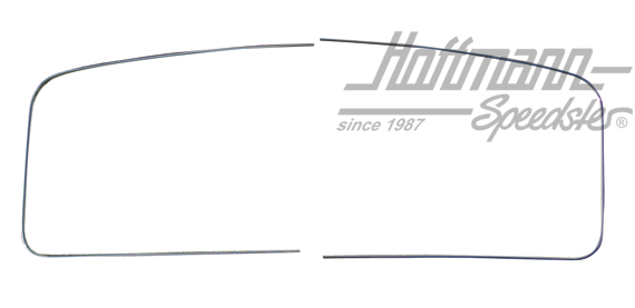 Zierrahmen Alu, Frontscheibe, Cabrio, 8.64-7.72