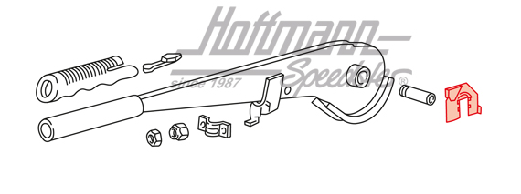 Klammer, Handbremshebel, Käfer/Golf