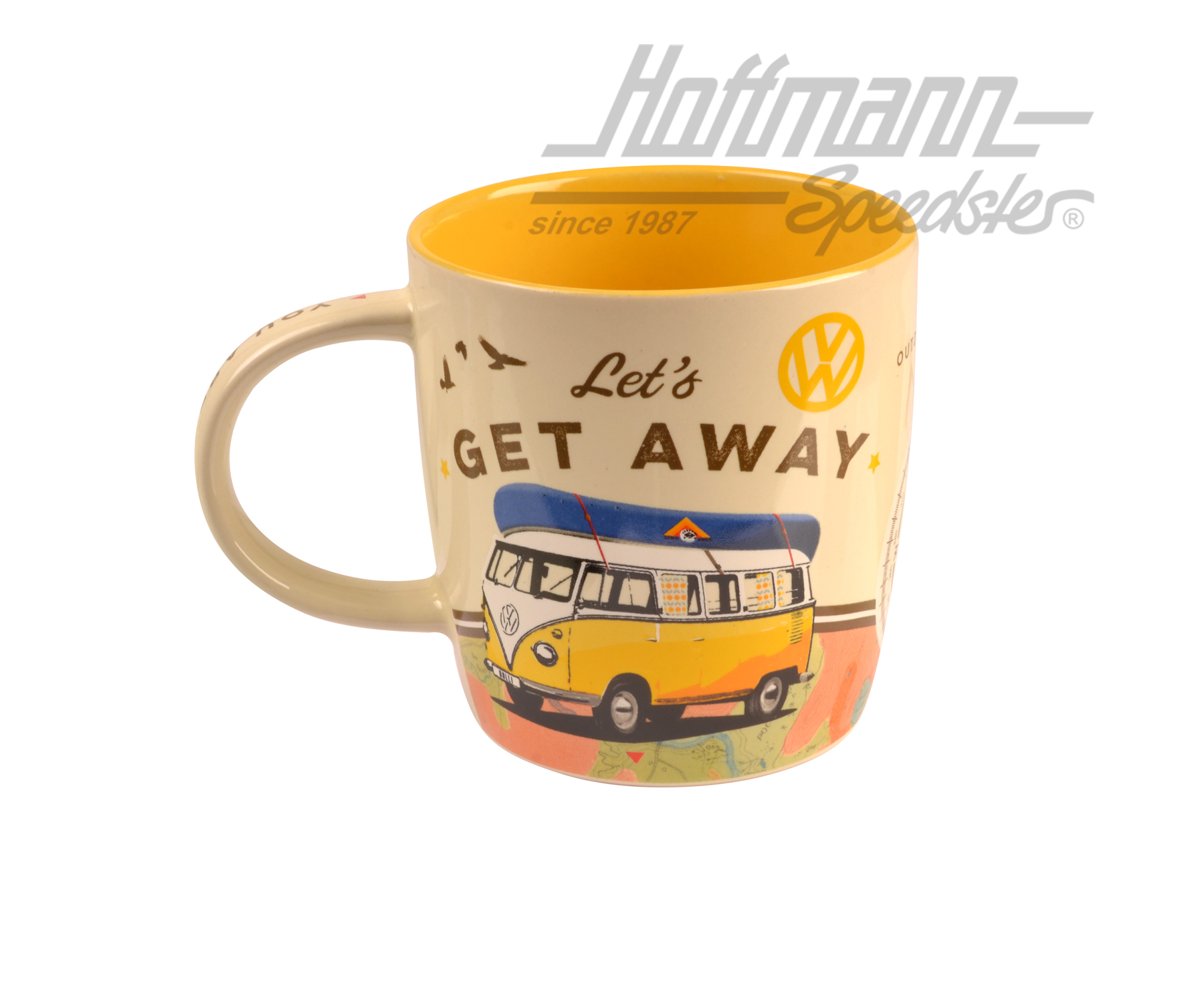 Kaffeebecher, Bulli, Let´s get Away